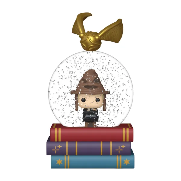 Draco Malfoy con el Sombrero Seleccionador en la Mini Glitter Globe de Funko Mystery Minis Harry Potter