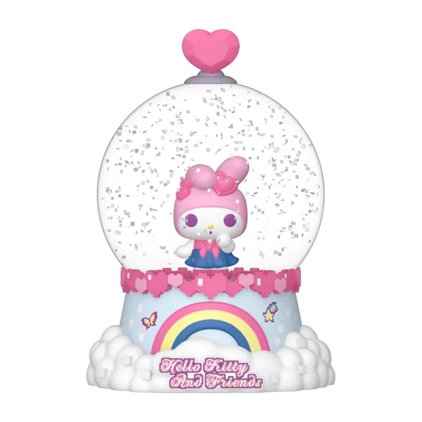 My Melody Y2K en la Mini Glitter Globe de Funko Mystery Minis Hello Kitty and Friends