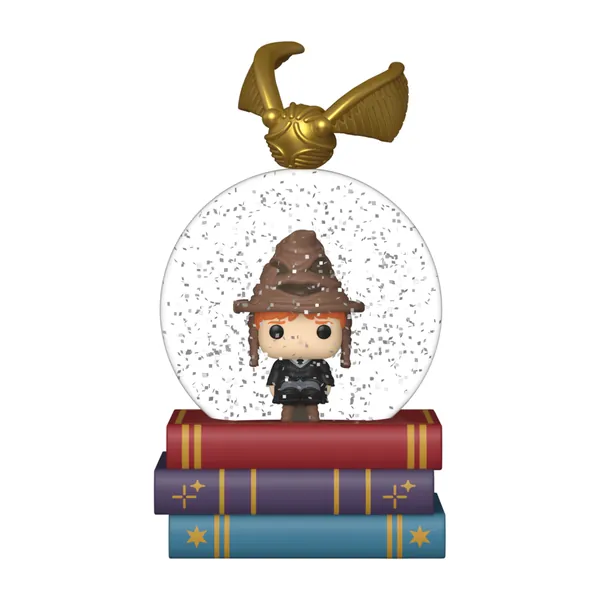 Ron Weasley con el Sombrero Seleccionador en la Mini Glitter Globe de Funko Mystery Minis Harry Potter