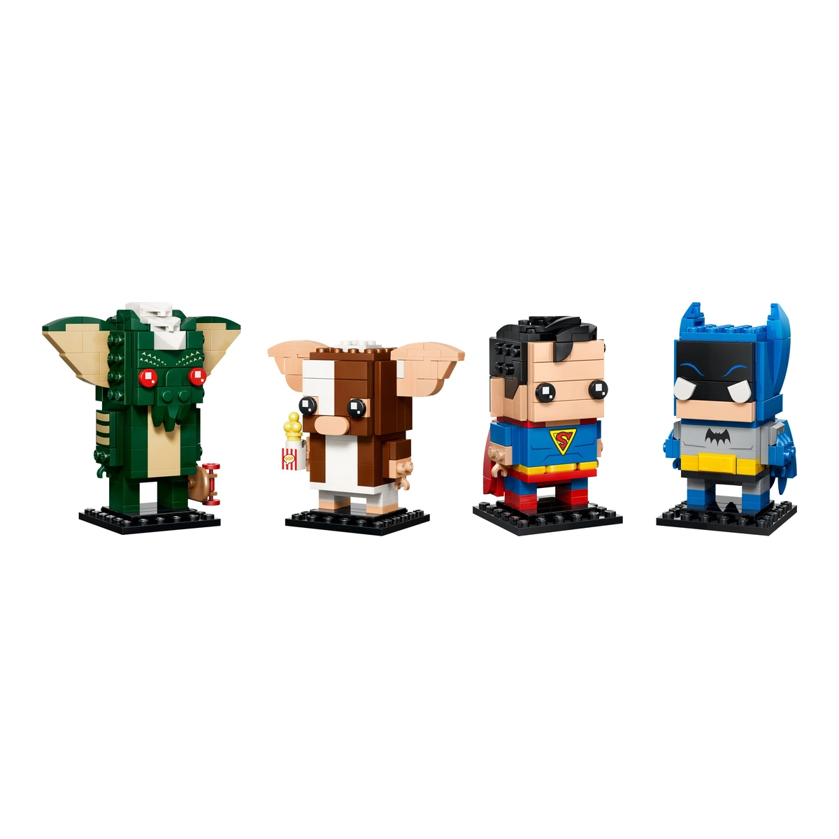 Sets LEGO BrickHeadz 40919 de Gremlins y 40859 de Superman y Batman de la Edad de Oro