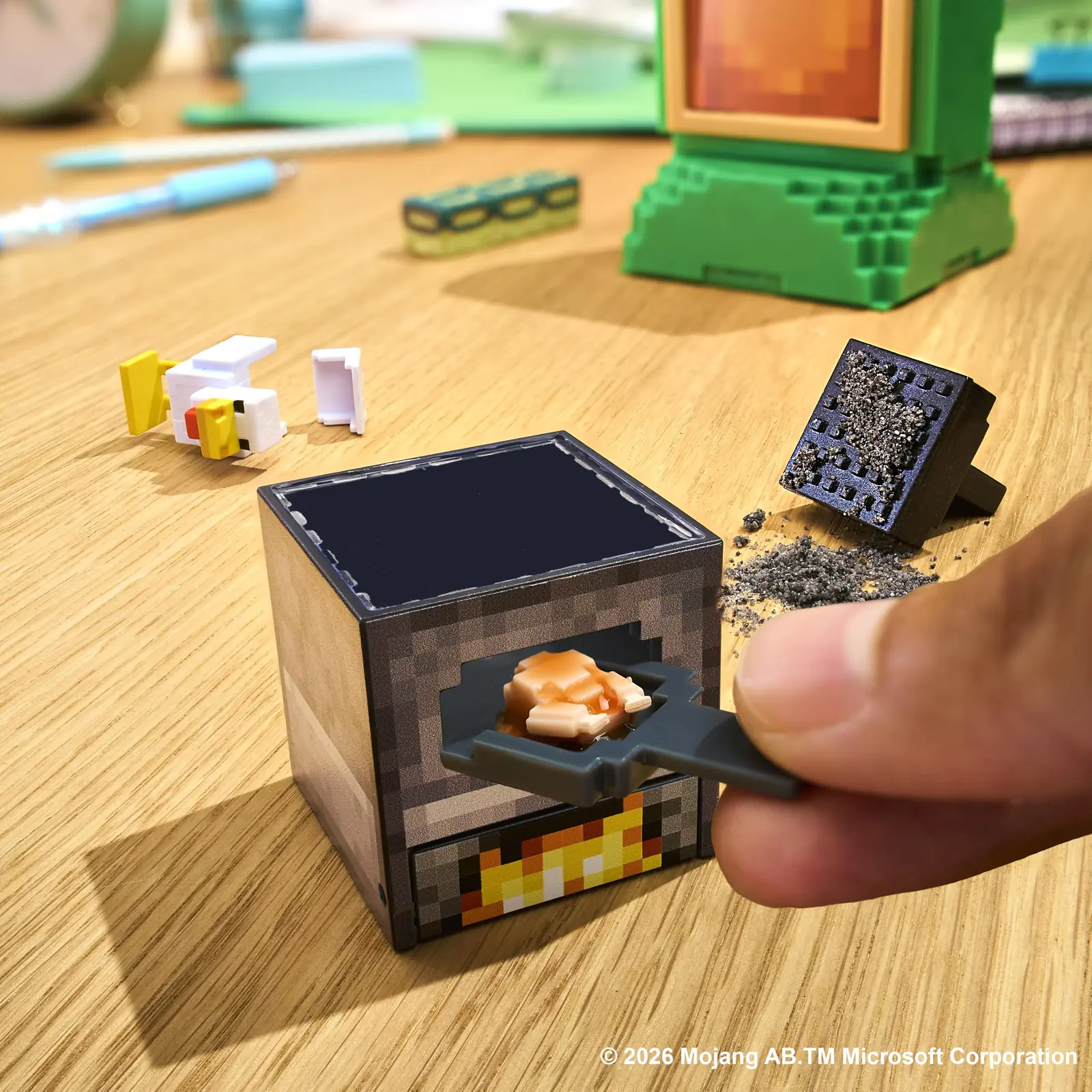 Horno con pollo cocinado de Chicken & Chicken Meal, Miniverse Minecraft Series 2