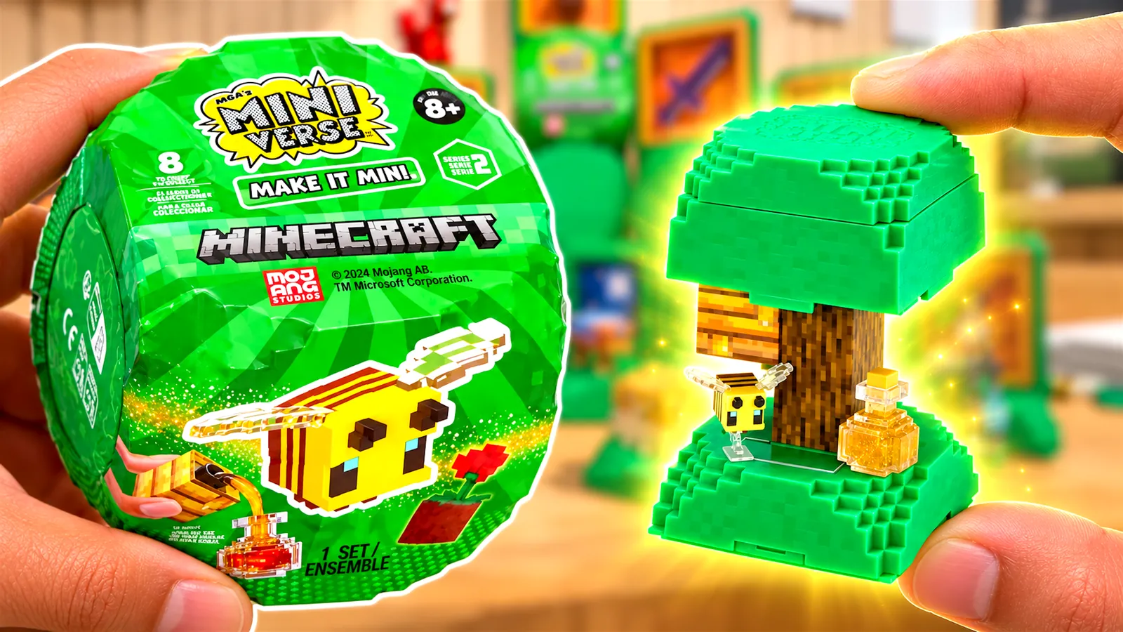 Miniverse Make It Mini Minecraft Series 2 — Pack de 2 cápsulas