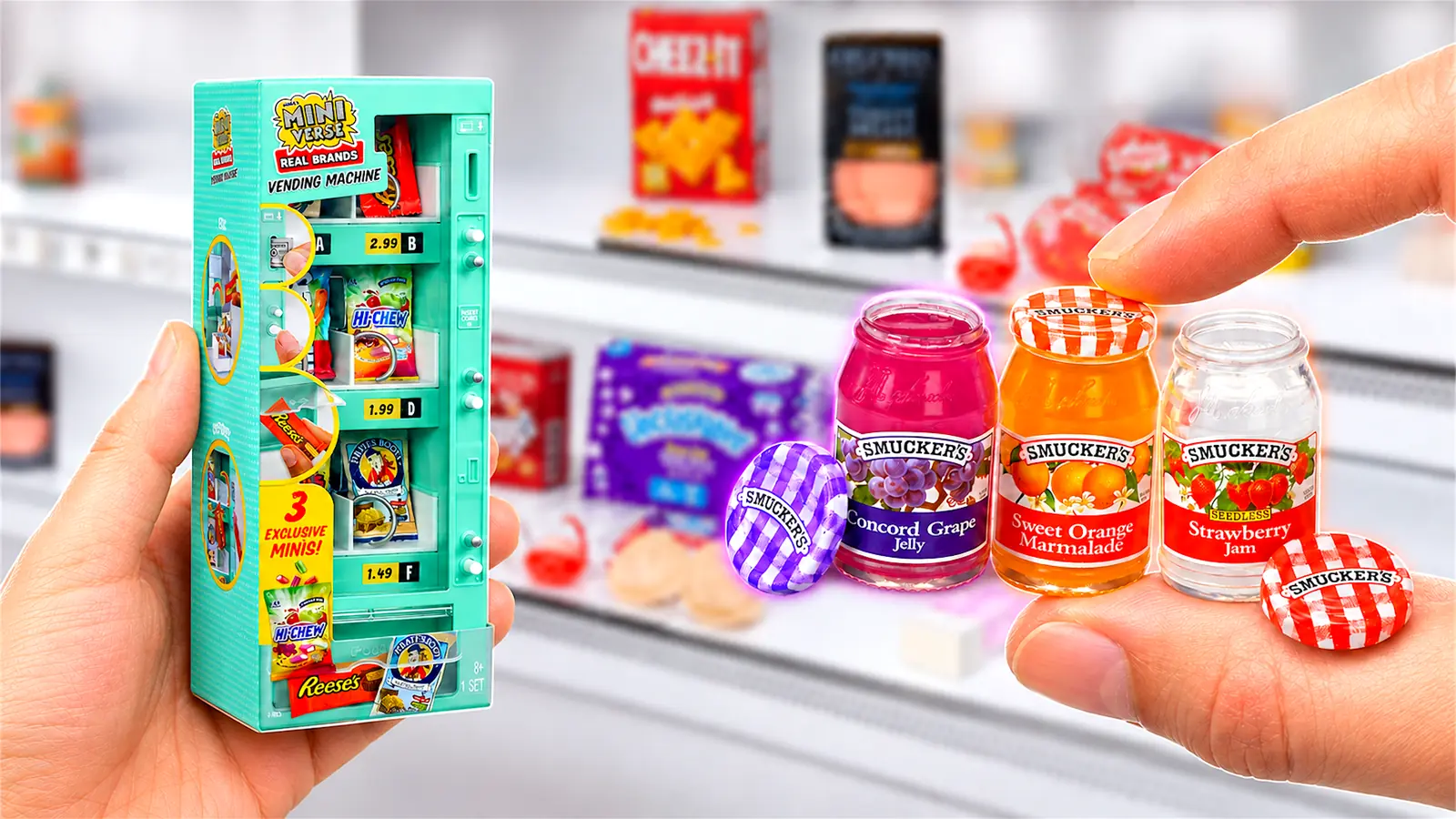 Miniverse Real Brands Vending Machine