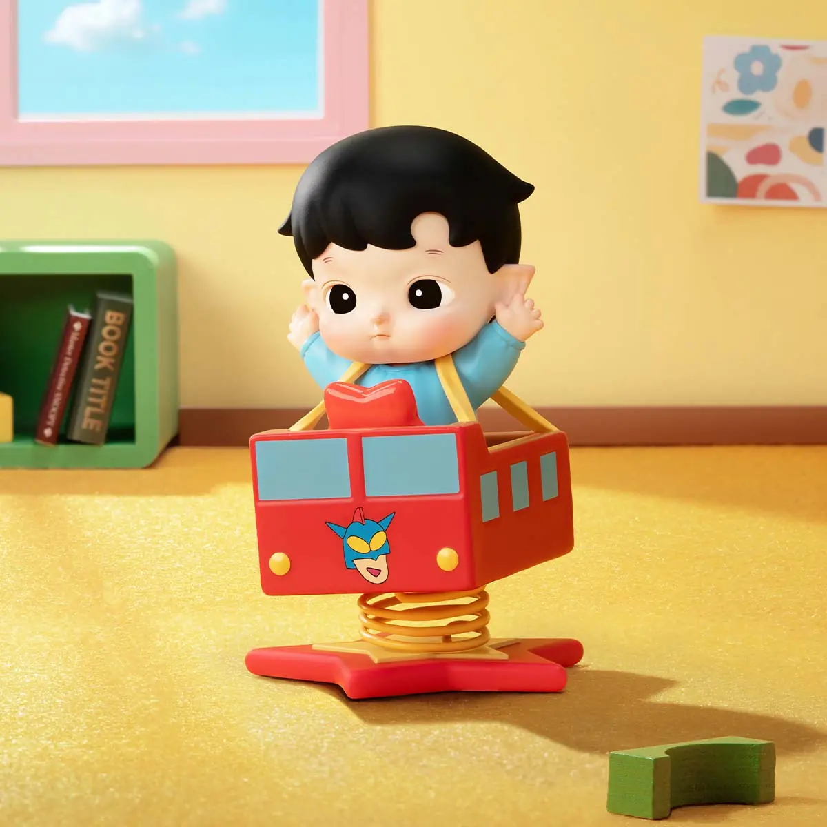 Secreto ACTION KIDDIE RIDE de la serie HACIPUPU x Crayon Shinchan One Day in Kasukabe