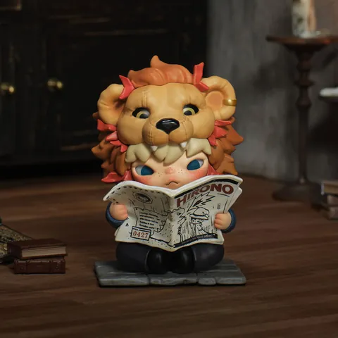 Figura de Luna Lovegood con sombrero de león de Hirono x Harry Potter de POP MART