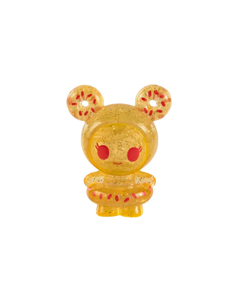 Donutella transparente con purpurina amarilla de tokidoki Chibi Blind Bag