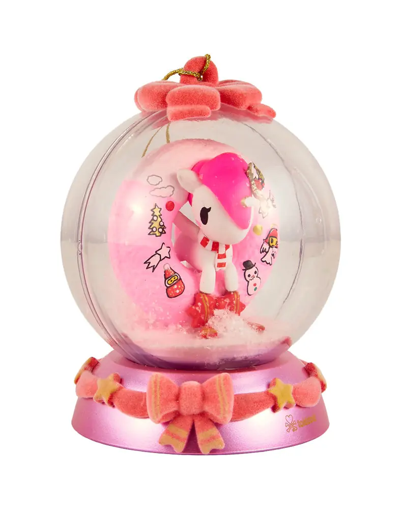 Festive Holly, el chaser flocado 1 de 48 de tokidoki Unicorno Holiday Sparkle