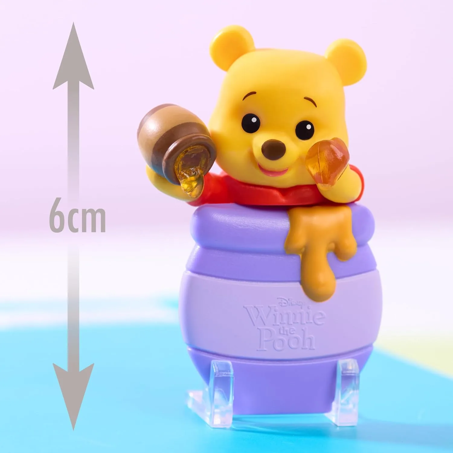 Figura de Pooh con miel de Winnie the Pooh Attachmeez con la escala de 6 cm de altura