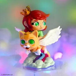 Figura Franny and Chase Flying de Funko Fun Squad, Franny sobre el gato alado Chase