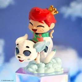 Figura secreta Freddy and Proto Flying de Funko Fun Squad, Freddy sobre el perro alado Proto