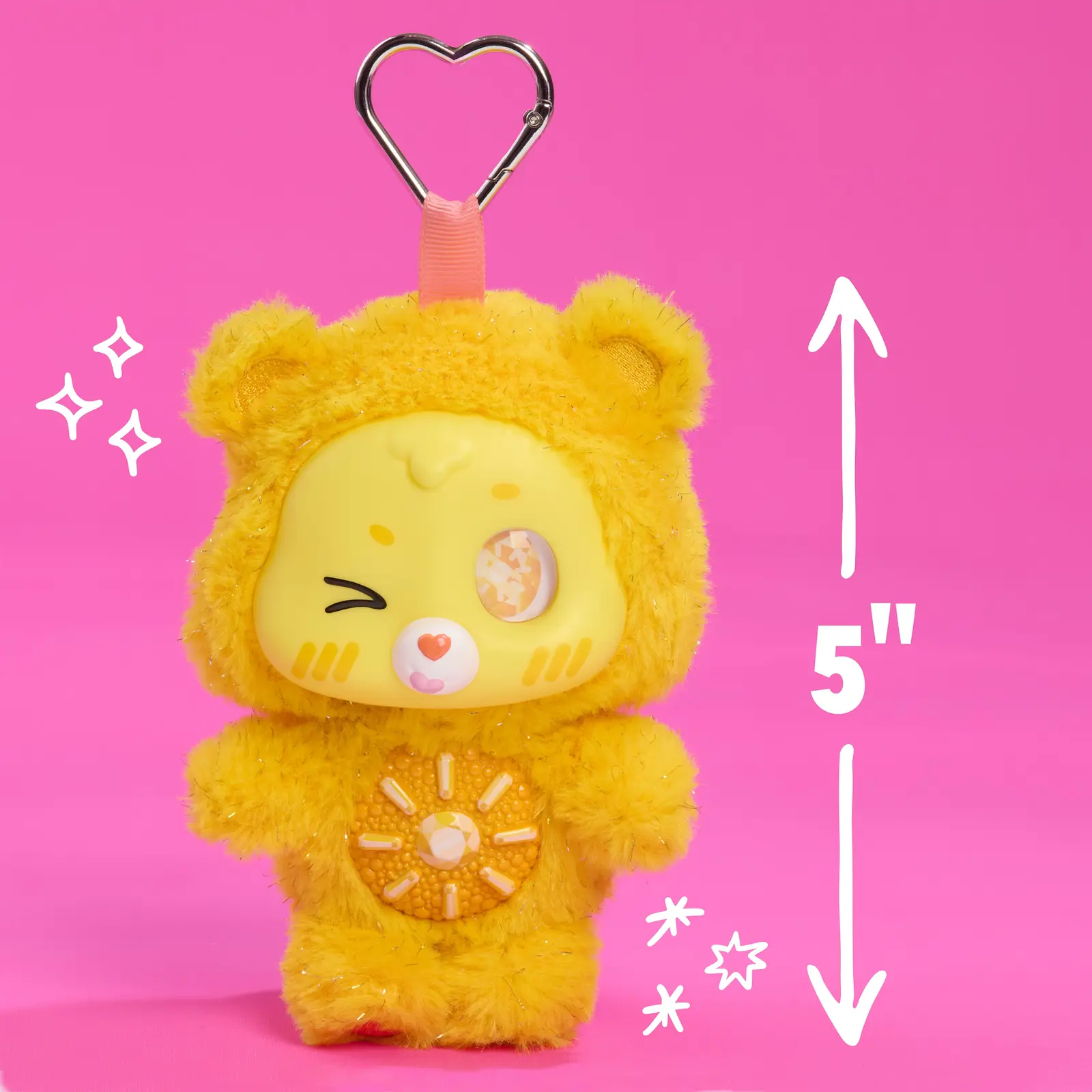 Funshine Bear de Happy Haul Care Bears Sparkle with Care, 5 pulgadas