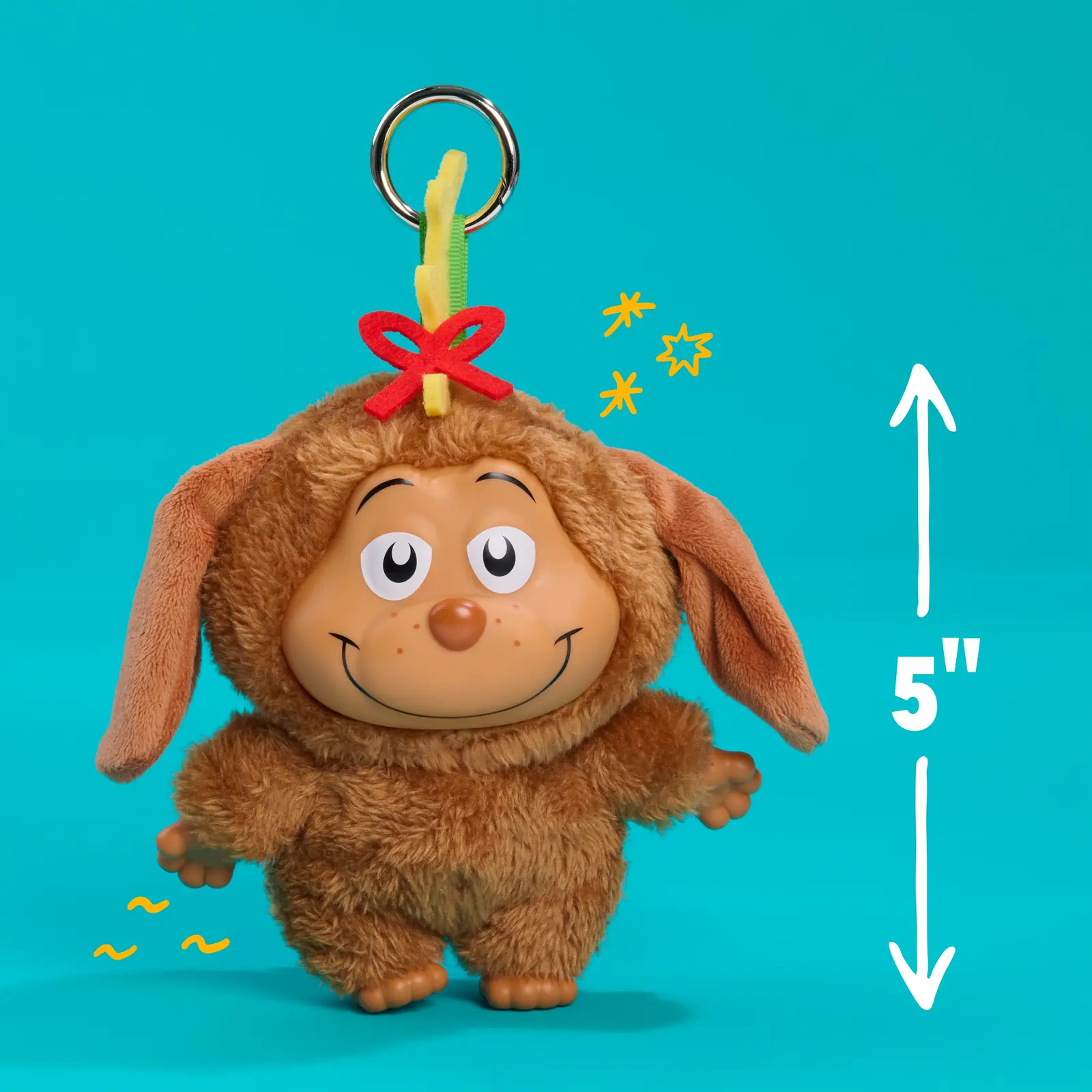 Clip-on de Max de Happy Haul Grouchy Greetings con su asta, 5 pulgadas
