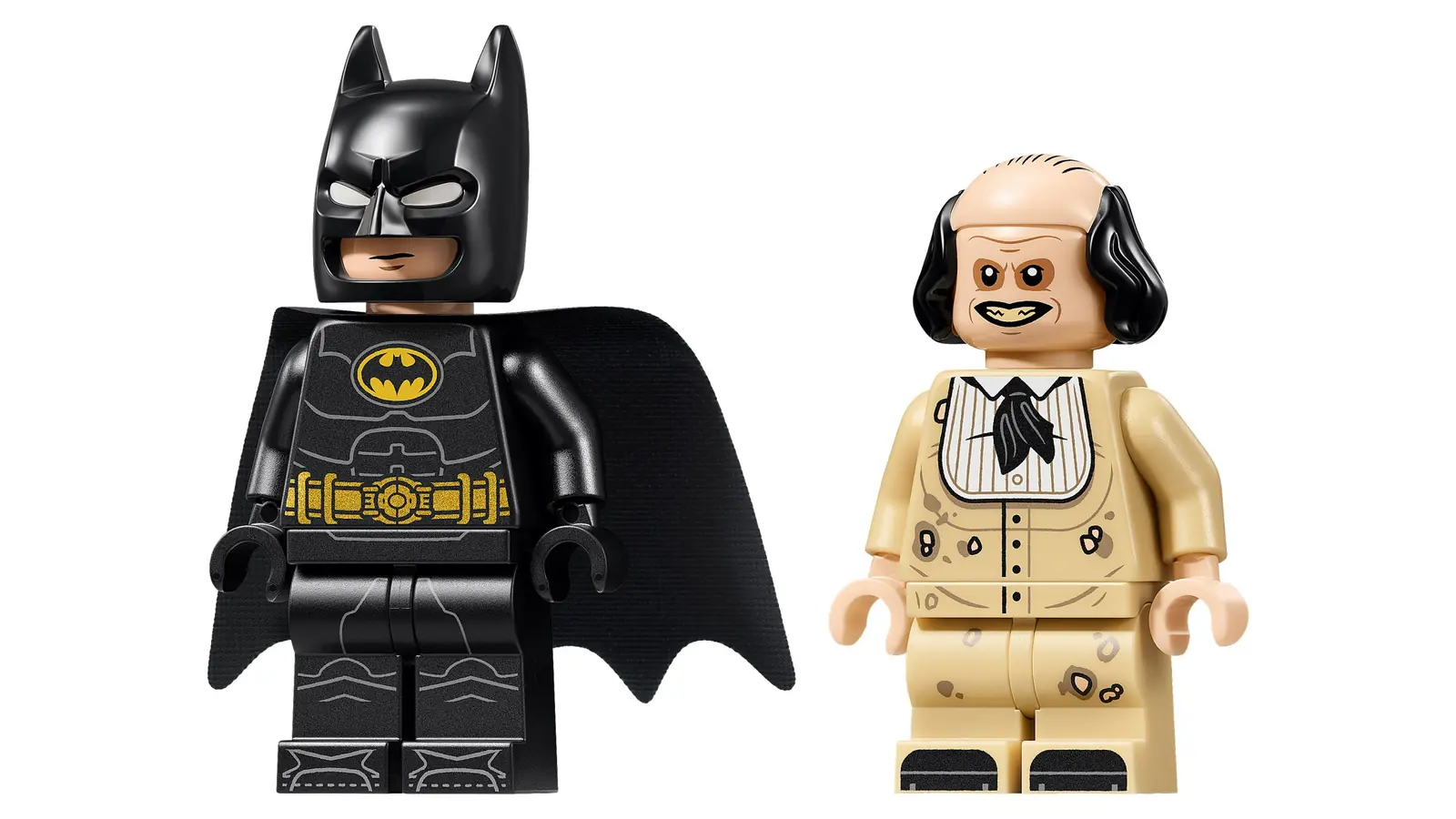 Minifiguras LEGO de Batman y el Pingüino del set 67008 Batmóvil y Pato de Batman Vuelve