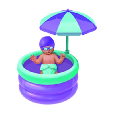 Purple Baby Pool
